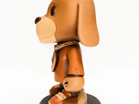 3D-Druck Wackeldackel Mercedes Benz Spielzeug 3D Modell