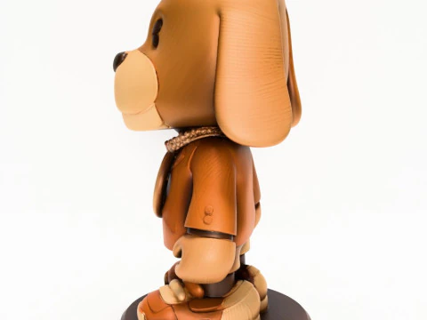 3D-Druck Wackeldackel Mercedes Benz Spielzeug 3D Modell