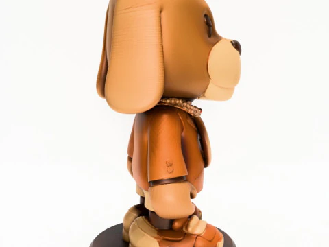 3D-Druck Wackeldackel Mercedes Benz Spielzeug 3D Modell