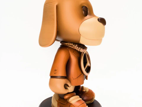 3D-Druck Wackeldackel Mercedes Benz Spielzeug 3D Modell