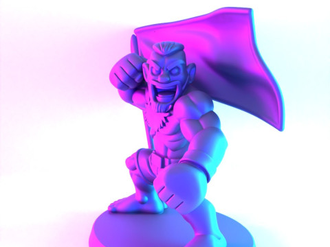 3D Printing The Notorious Conor McGregor MMA UFC Celtic Irish Cartoon toy 3D 模型