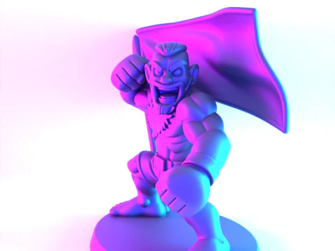 3D Printing The Notorious Conor McGregor MMA UFC Celtic Irish Cartoon toy 3D Model