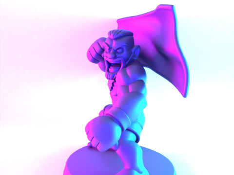 3D Printing The Notorious Conor McGregor MMA UFC Celtic Irish Cartoon toy 3D 模型
