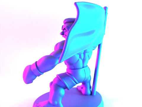 3D Printing The Notorious Conor McGregor MMA UFC Celtic Irish Cartoon toy 3D Model