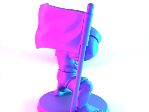 3D Printing The Notorious Conor McGregor MMA UFC Celtic Irish Cartoon toy 3D Model