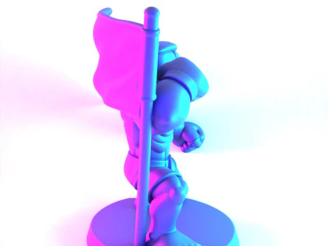 3D Printing The Notorious Conor McGregor MMA UFC Celtic Irish Cartoon toy 3D Model