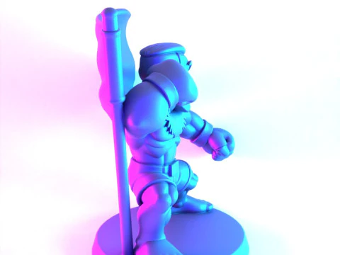 3D Printing The Notorious Conor McGregor MMA UFC Celtic Irish Cartoon toy 3D Model