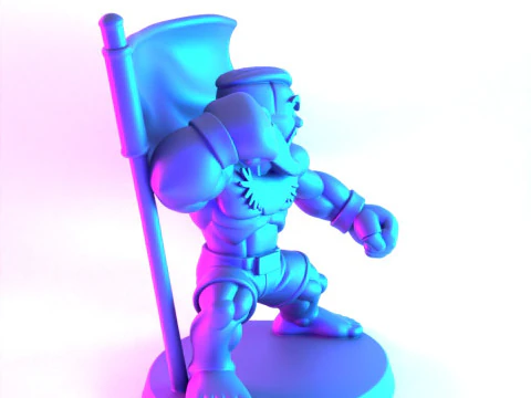 3D Printing The Notorious Conor McGregor MMA UFC Celtic Irish Cartoon toy 3D Model