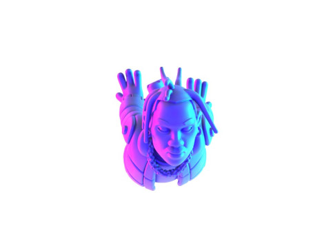 3D Printing Travis Scott Look Mom I Can Fly toy 3Dモデル