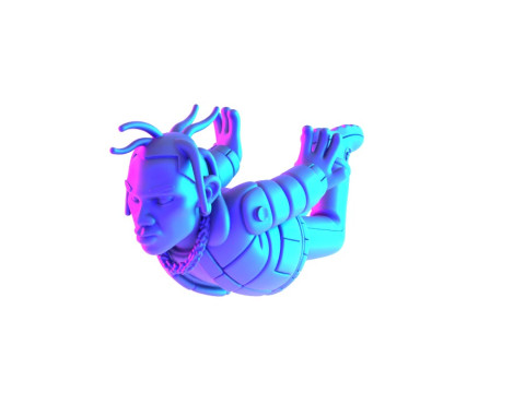 3D Printing Travis Scott Look Mom I Can Fly toy 3Dモデル