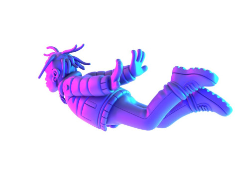 3D Printing Travis Scott Look Mom I Can Fly toy 3Dモデル