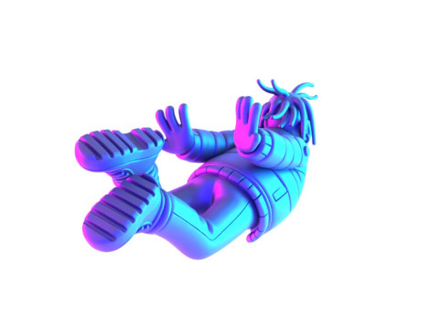 3D Printing Travis Scott Look Mom I Can Fly toy 3Dモデル