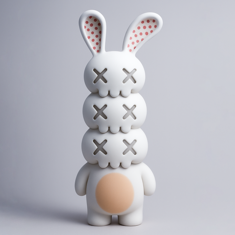 3D Printing Bunny Kaws Style toy Model 3D .c4d .max .obj .3ds .fbx .stl .blend 