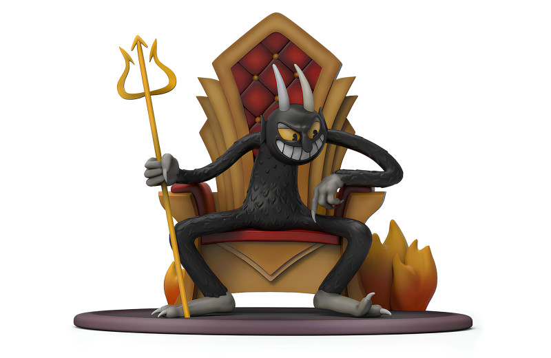 3D Printing Devil from Cup Head toy Model 3D .c4d .max .obj .3ds .fbx .stl .blend