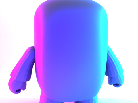 3D Printing Pink Domo toy 3D Modell