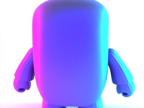 3D Printing Pink Domo toy 3D Modell