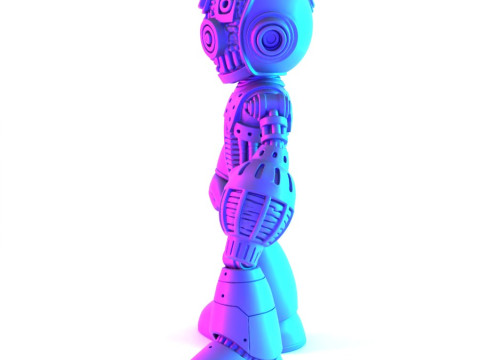 3D Printing Megaman Mecha toy 3D Modell