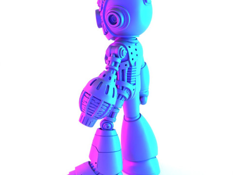 3D Printing Megaman Mecha toy 3D Modell