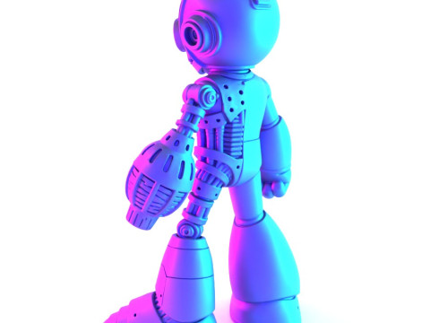 3D Printing Megaman Mecha toy 3D Modell
