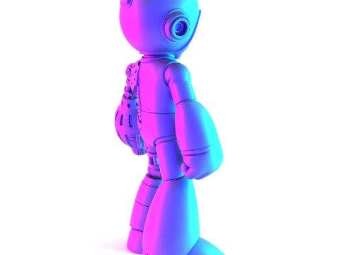 3D Printing Megaman Mecha toy 3D Modell