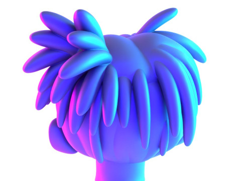 3D Printing XXXTENTACION anime style bust heartbreak toy 3D Modell