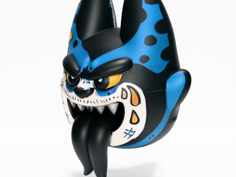 3D Printing Boo Cell Tattoo from Mario Bros toy 3D Model