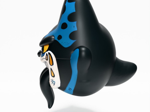3D Printing Boo Cell Tattoo from Mario Bros toy 3D Model