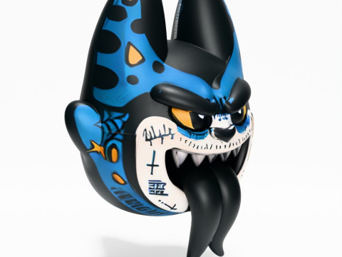 3D Printing Boo Cell Tattoo from Mario Bros toy 3D Model