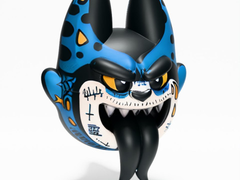 3D Printing Boo Cell Tattoo from Mario Bros toy 3D Model