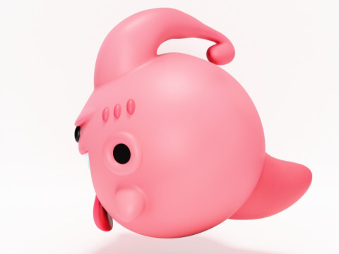 3D Printing Boo Majin Boo from Mario Bros toy Model 3D