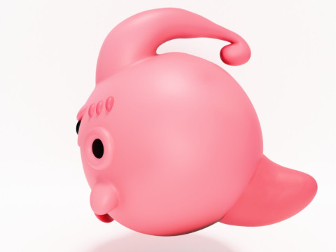 3D Printing Boo Majin Boo from Mario Bros toy Model 3D