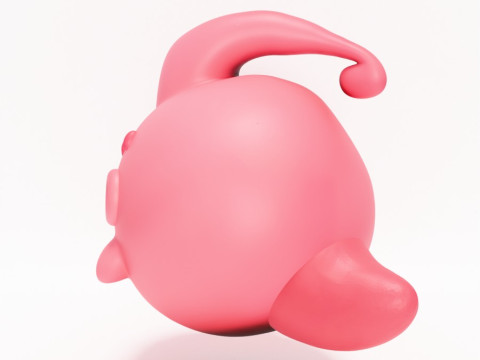 3D Printing Boo Majin Boo from Mario Bros toy Model 3D