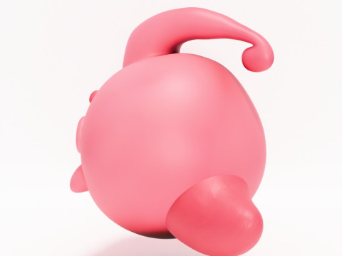 3D Printing Boo Majin Boo from Mario Bros toy Model 3D