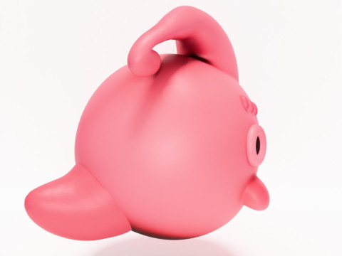 3D Printing Boo Majin Boo from Mario Bros toy Model 3D