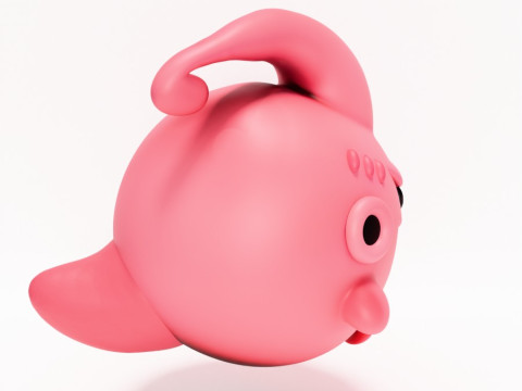 3D Printing Boo Majin Boo from Mario Bros toy Model 3D