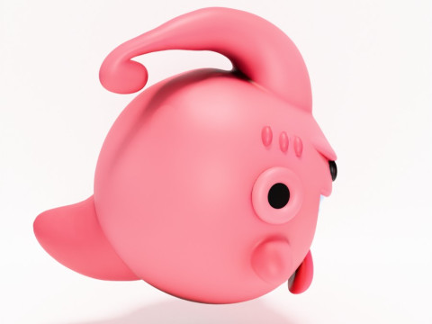 3D Printing Boo Majin Boo from Mario Bros toy Model 3D