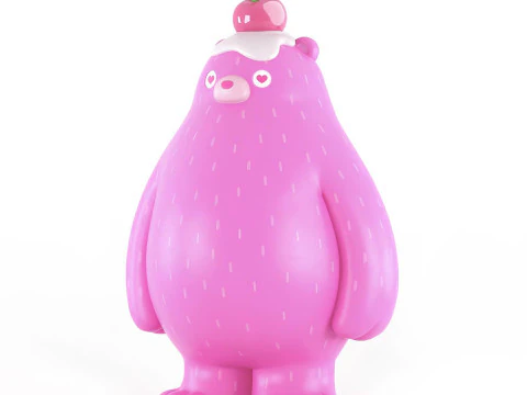 3D Printing Ice Cream Bear toy 3D Model
