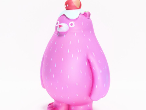 3D Printing Ice Cream Bear toy 3D Modell