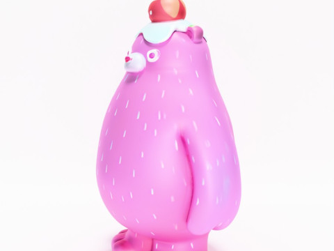 3D Printing Ice Cream Bear toy 3D Modell