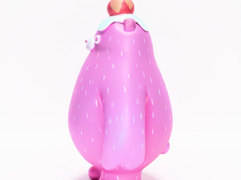 3D Printing Ice Cream Bear toy 3D Modell