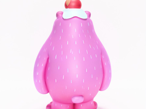3D Printing Ice Cream Bear toy 3D Modell