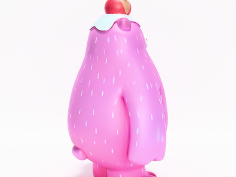 3D Printing Ice Cream Bear toy 3D Modell