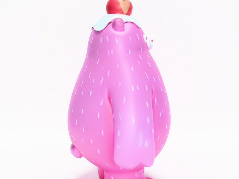 3D Printing Ice Cream Bear toy 3D Modell