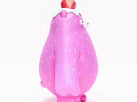 3D Printing Ice Cream Bear toy 3D Modell