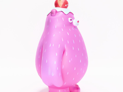 3D Printing Ice Cream Bear toy 3D Modell