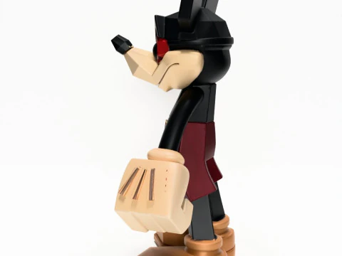 3D Printing Mickey Mouse Low Poly Style toy 3D Model