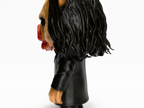 3D Printing Pig Mask from Saw Funko Pop Style toy 3D Modell