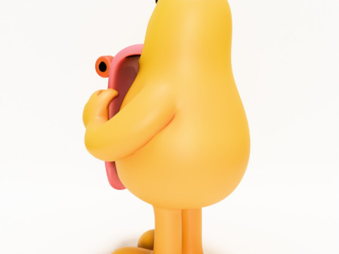 3D Baskı Paten Sanatı Oyuncak 3D Model