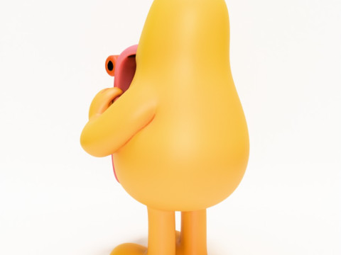 3D Baskı Paten Sanatı Oyuncak 3D Model