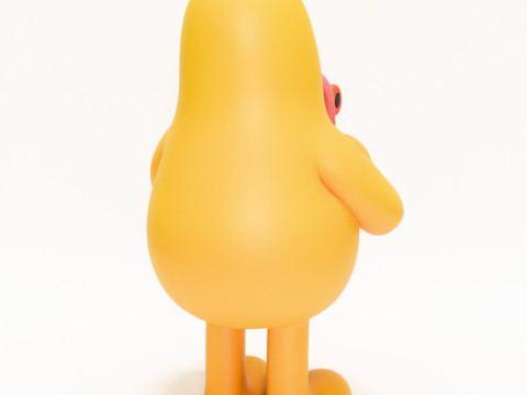 3D Baskı Paten Sanatı Oyuncak 3D Model